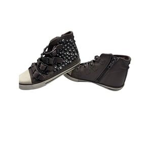 Ash Venus Perkish Leather Girls Hightop Sneakers EU30/US‎ 12.5